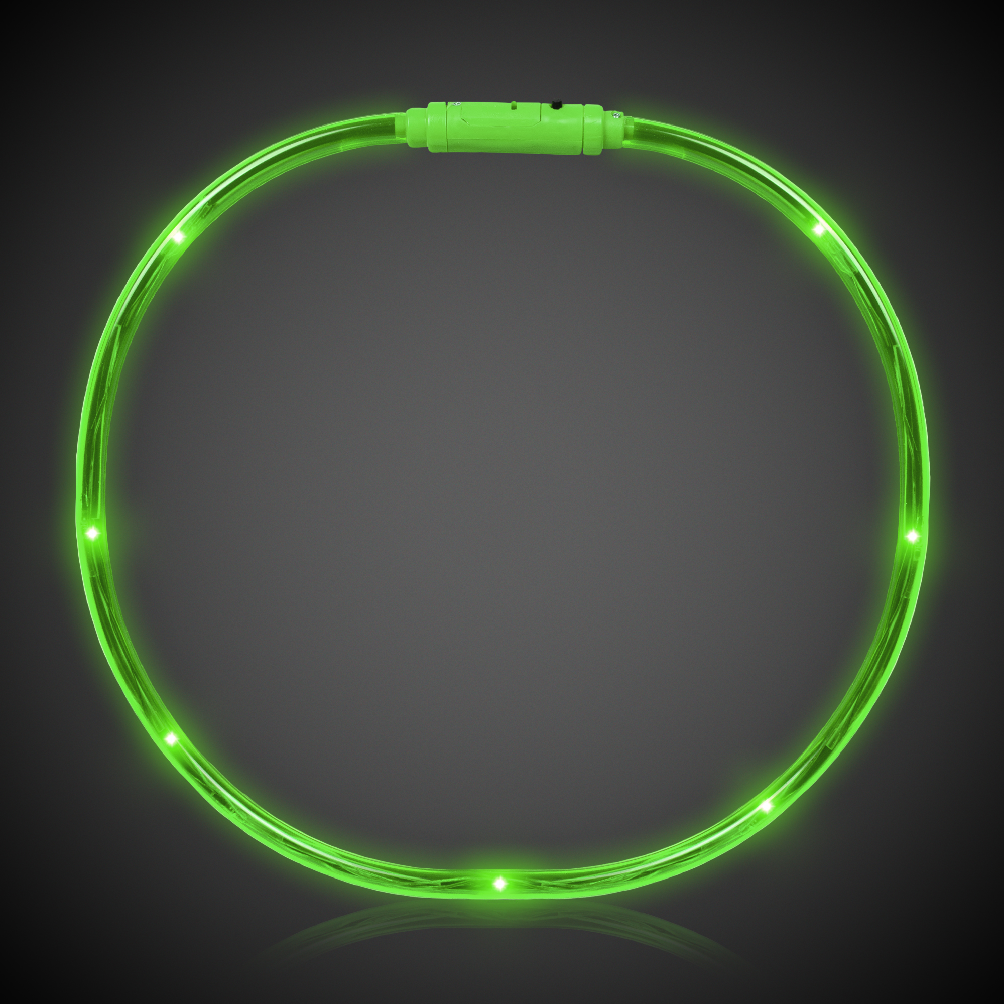 Green Neon LED Necklaces 2