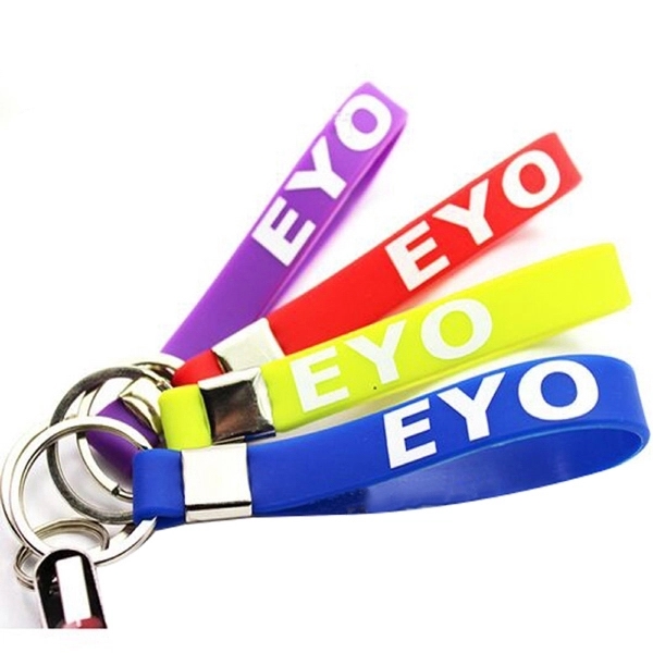 Soft Silicone keychain 1