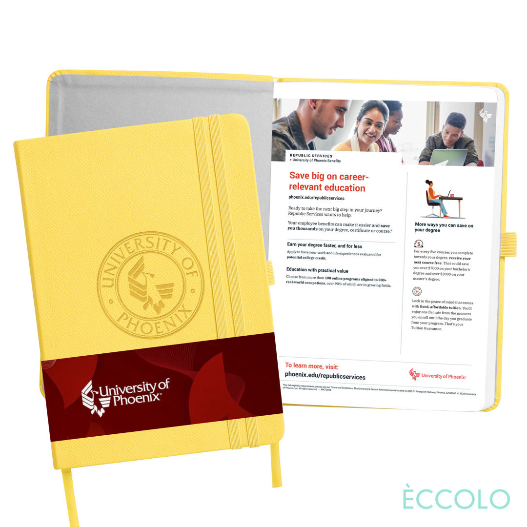 Eccolo®  Vogue Textured Journal w/Elastic 3