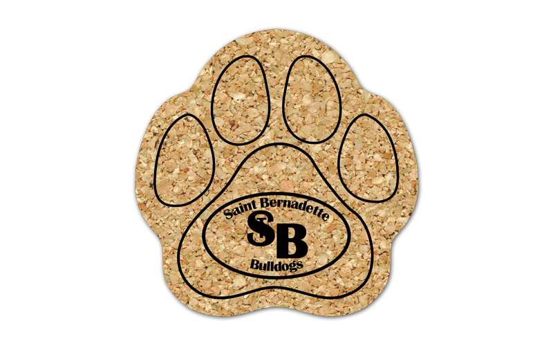Paw Cork Coaster 5PW
