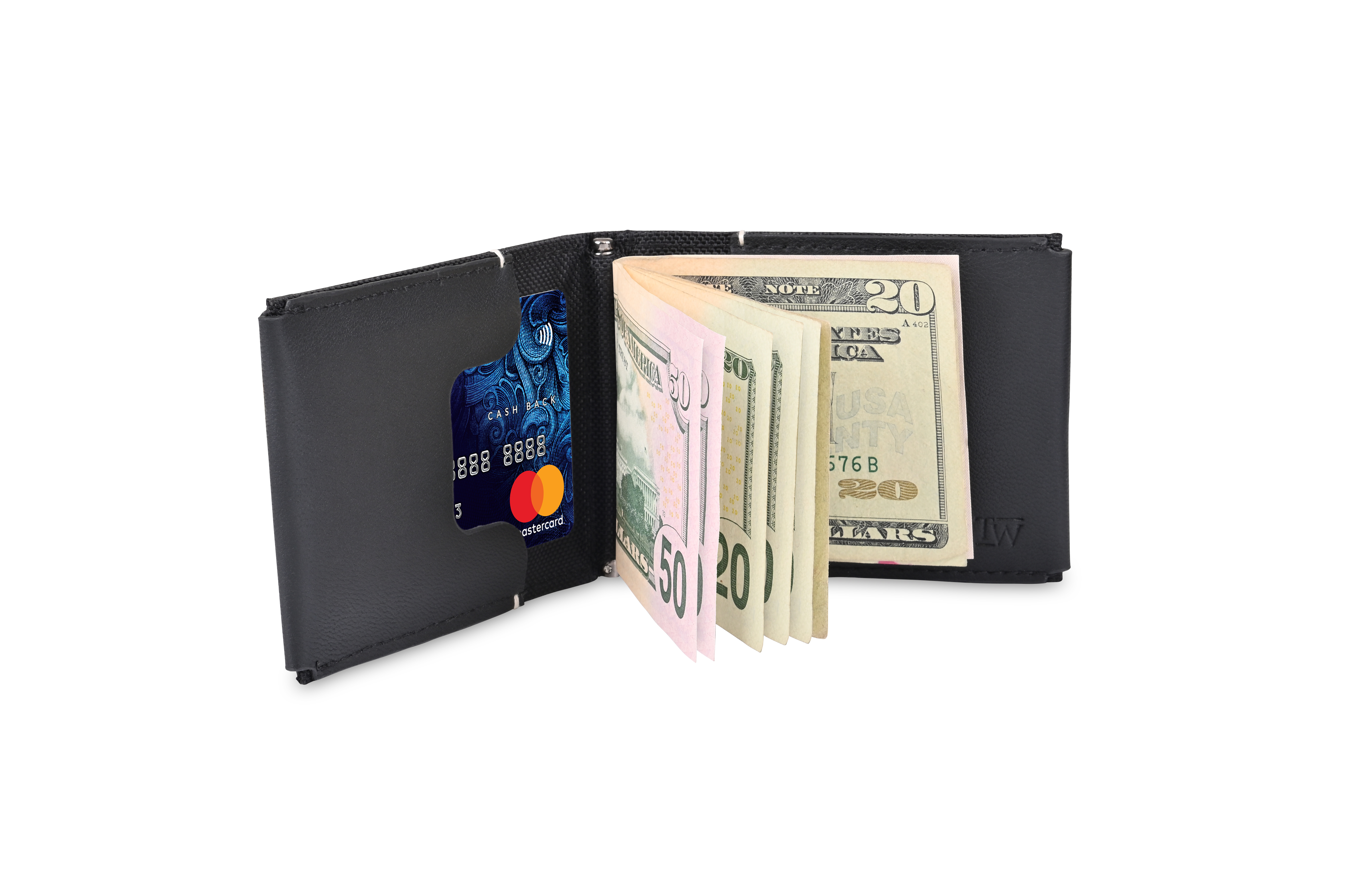 Travis & Wells® Lennox Recycled Nylon Money Clip 8