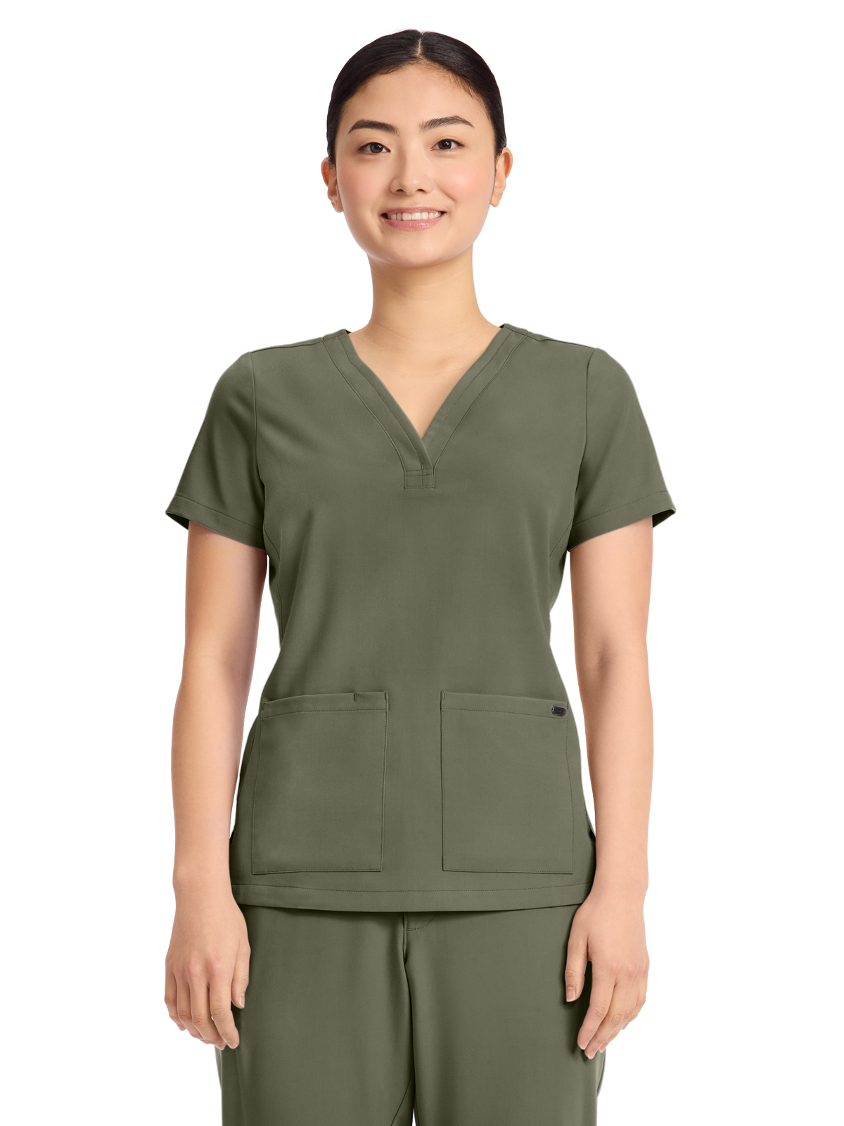 Healing Hands - HH Quest - Women's 3-Pocket Y-Neck Top 35