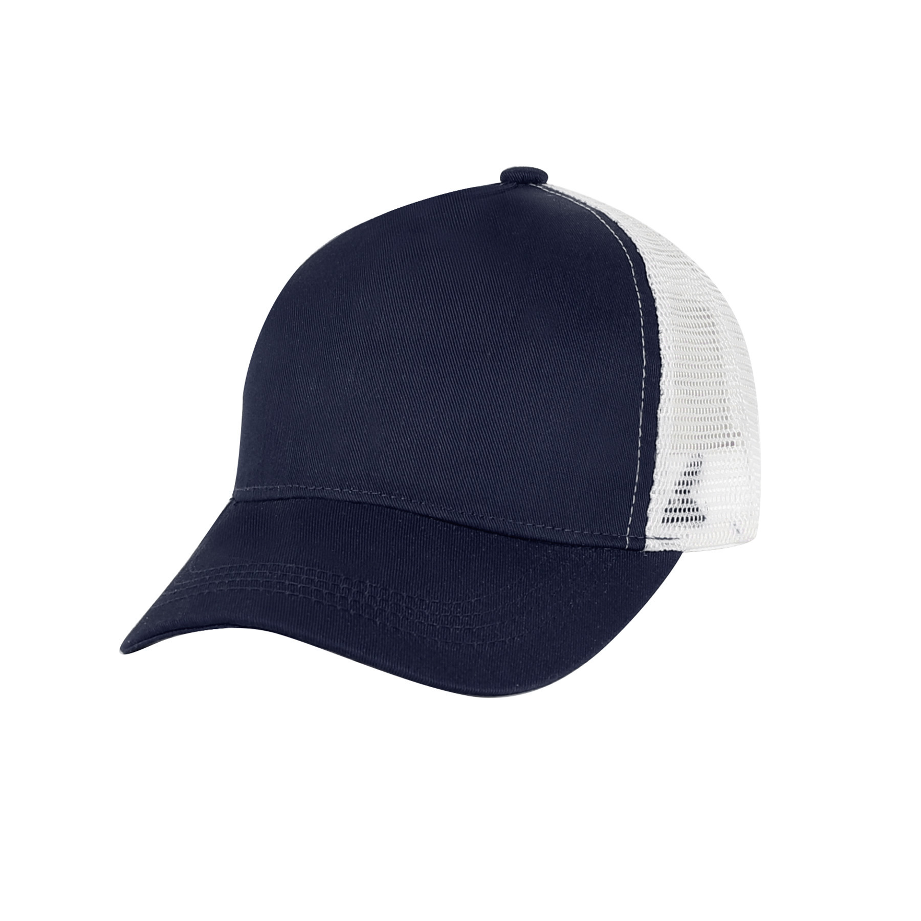 5 Panel Structured Trucker Cap W/Snapback 18