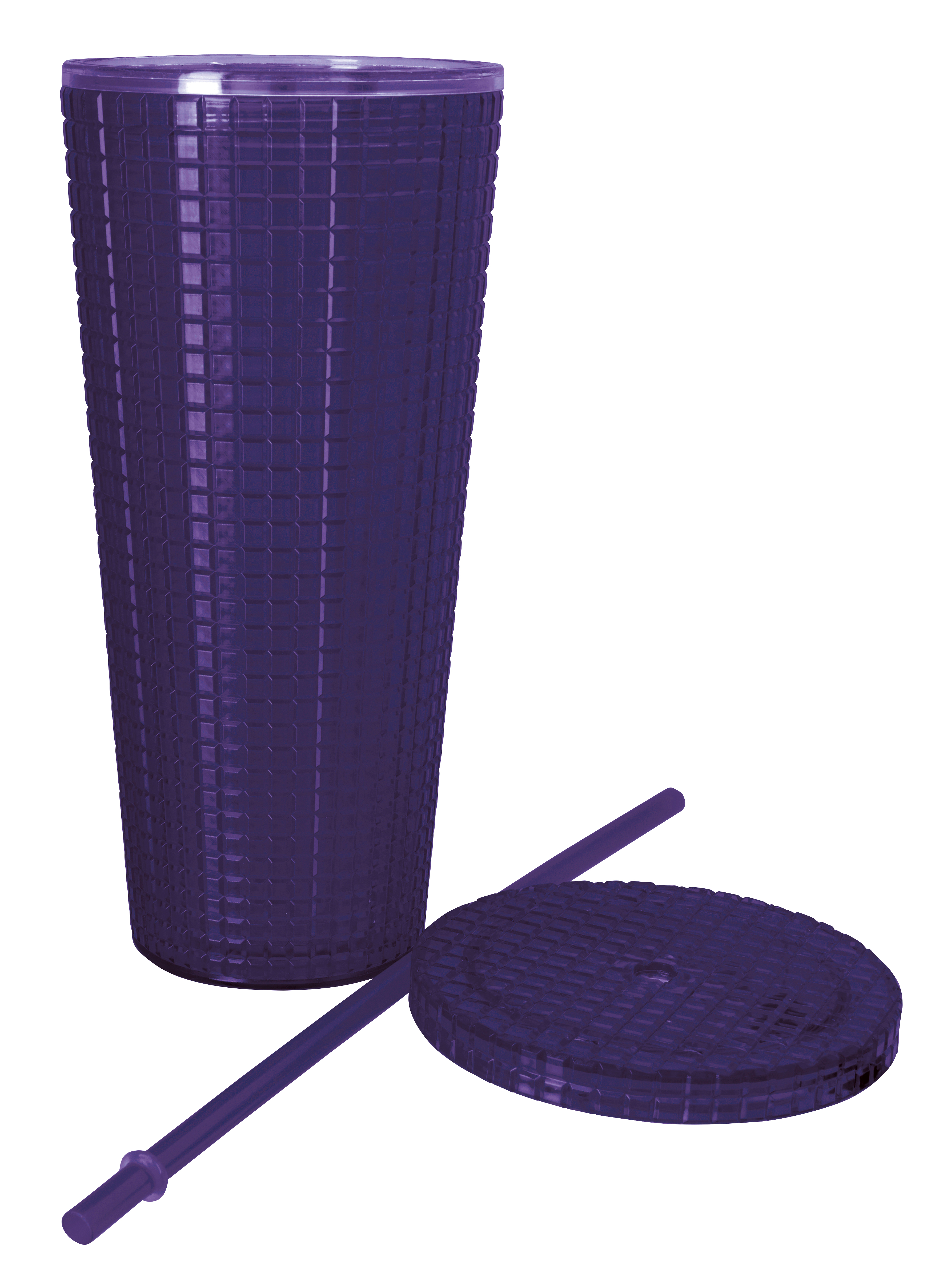 Good Value™ Square-Pattern Double-Wall Tumbler - 23 oz. 23