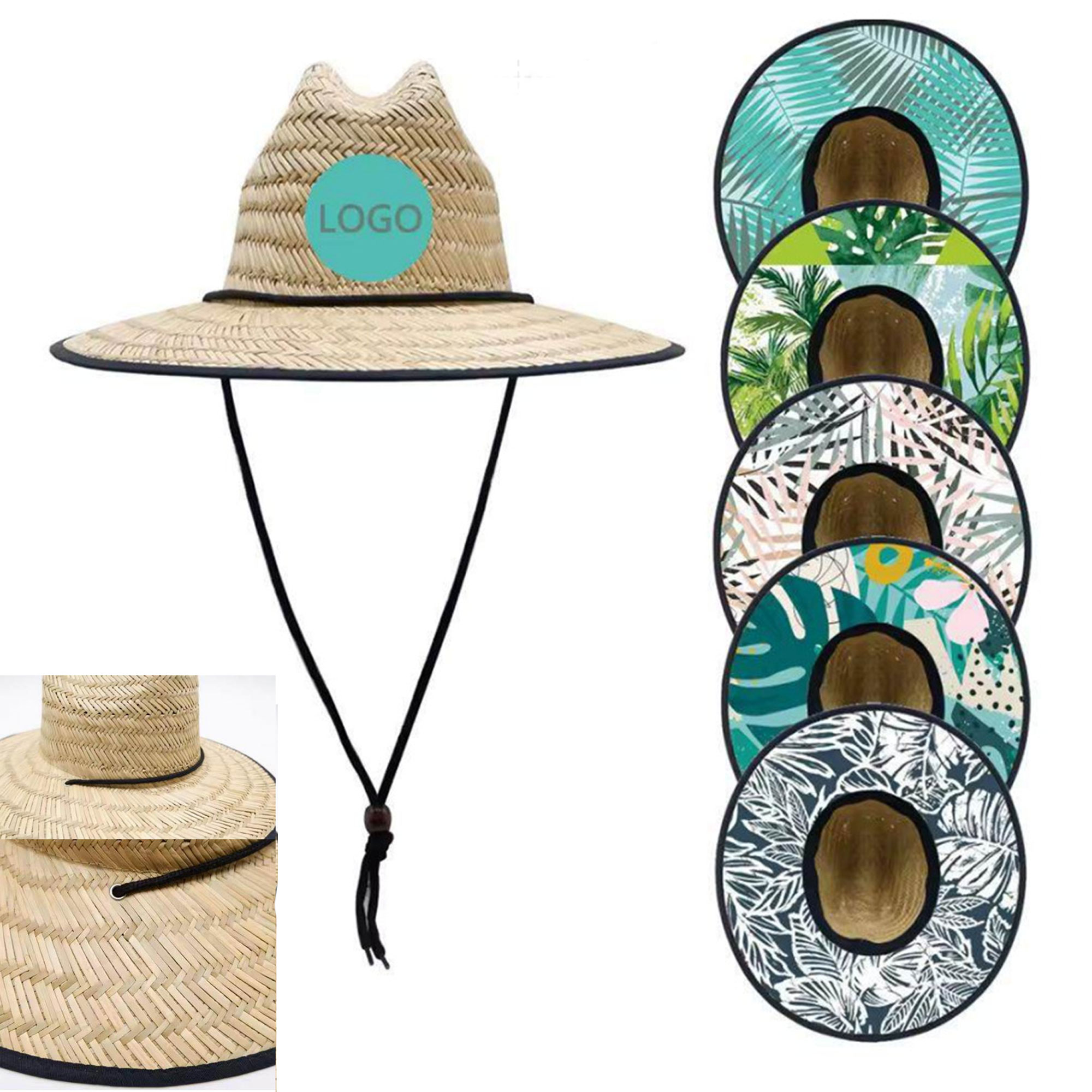 MOQ50 Classic Straw Sun Hat With Wide Brim 2