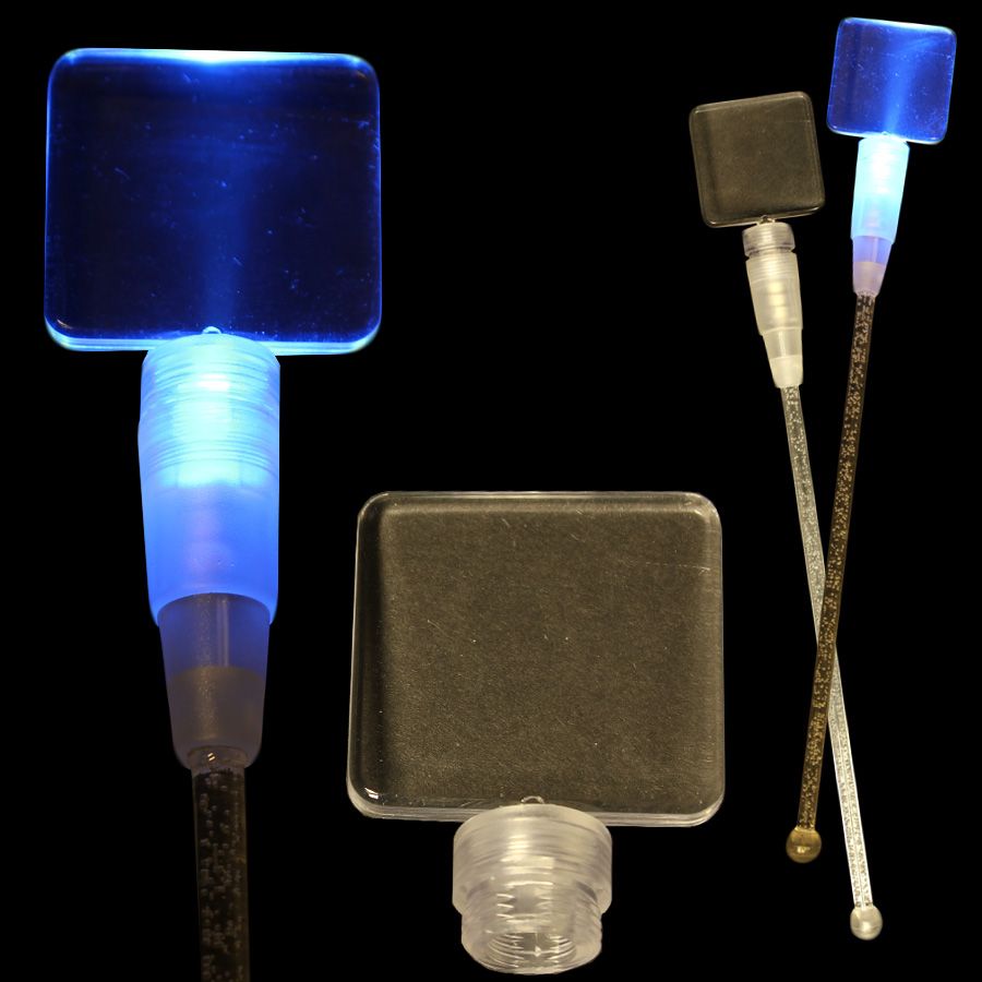 Blue 9" Light Up Cocktail Stirrer 6