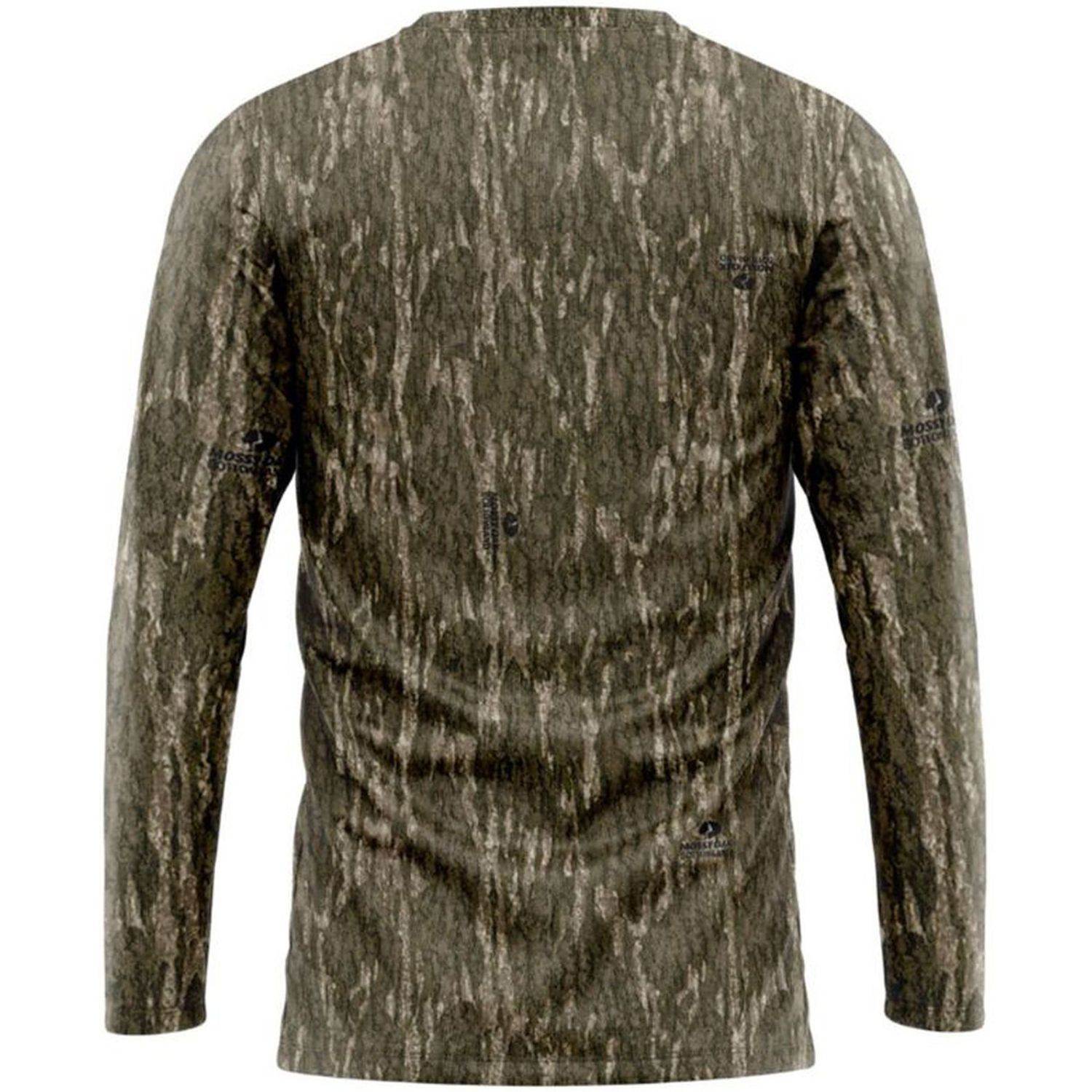 Mossy Oak® Men's 4.4 oz. Polyester Interlock Long Sleeve T-Shirt 3