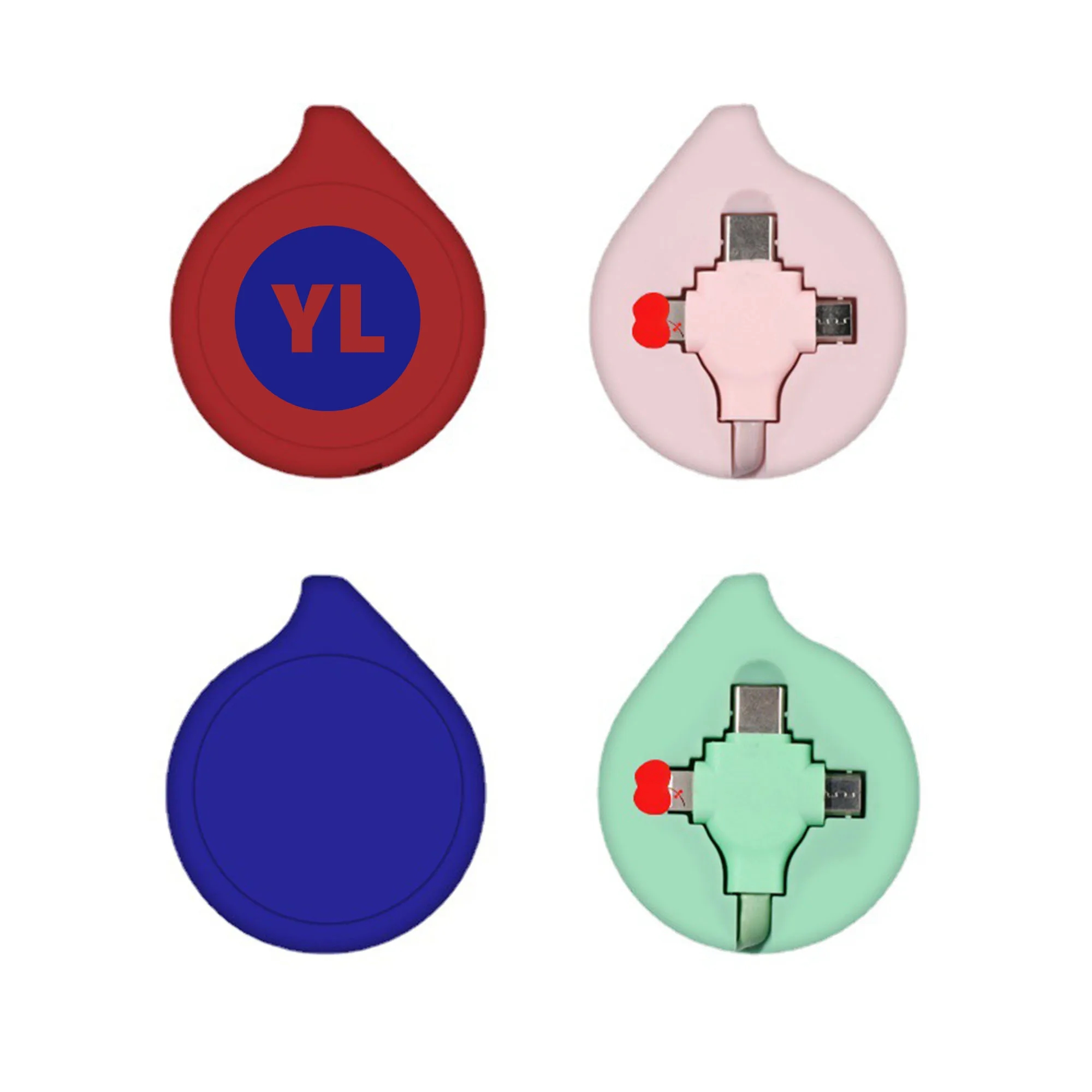 MOQ50 Three in One Retractable Charging Cable Cord