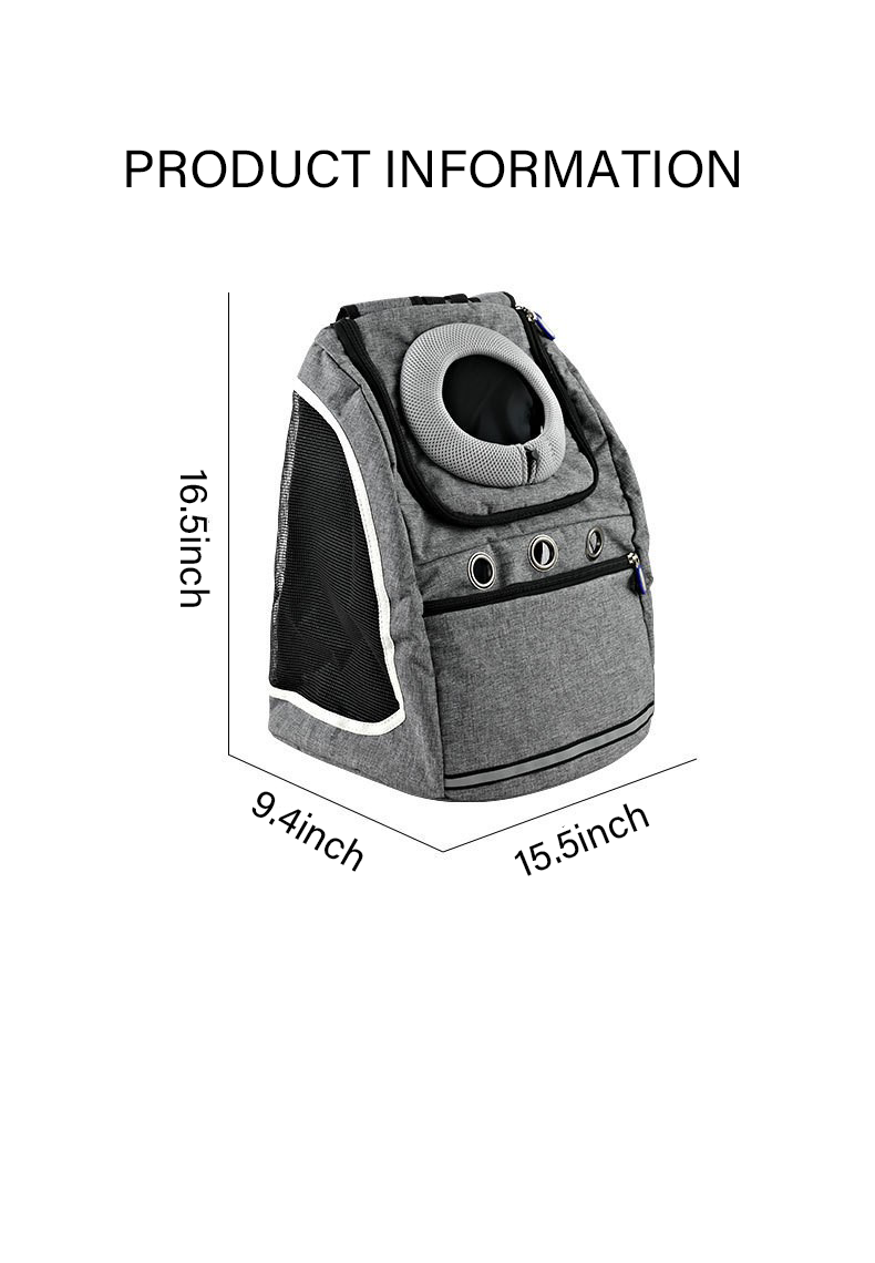 Comfortable Dog Cat Carrier Backpack 3