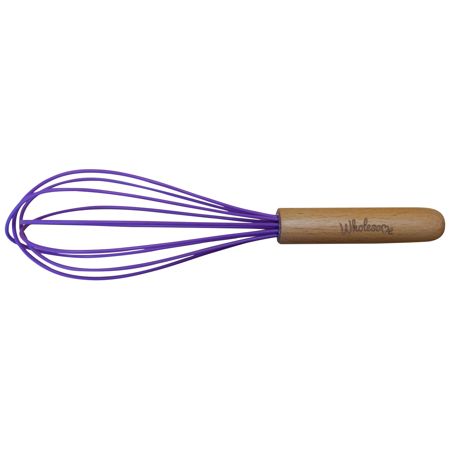 Silicone Whisk with Wooden Handle, Optional Cooking Utensil Set 2