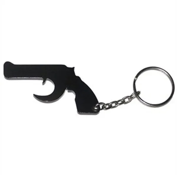 Gun Shape Bottle Opener w/Key Chain 2
