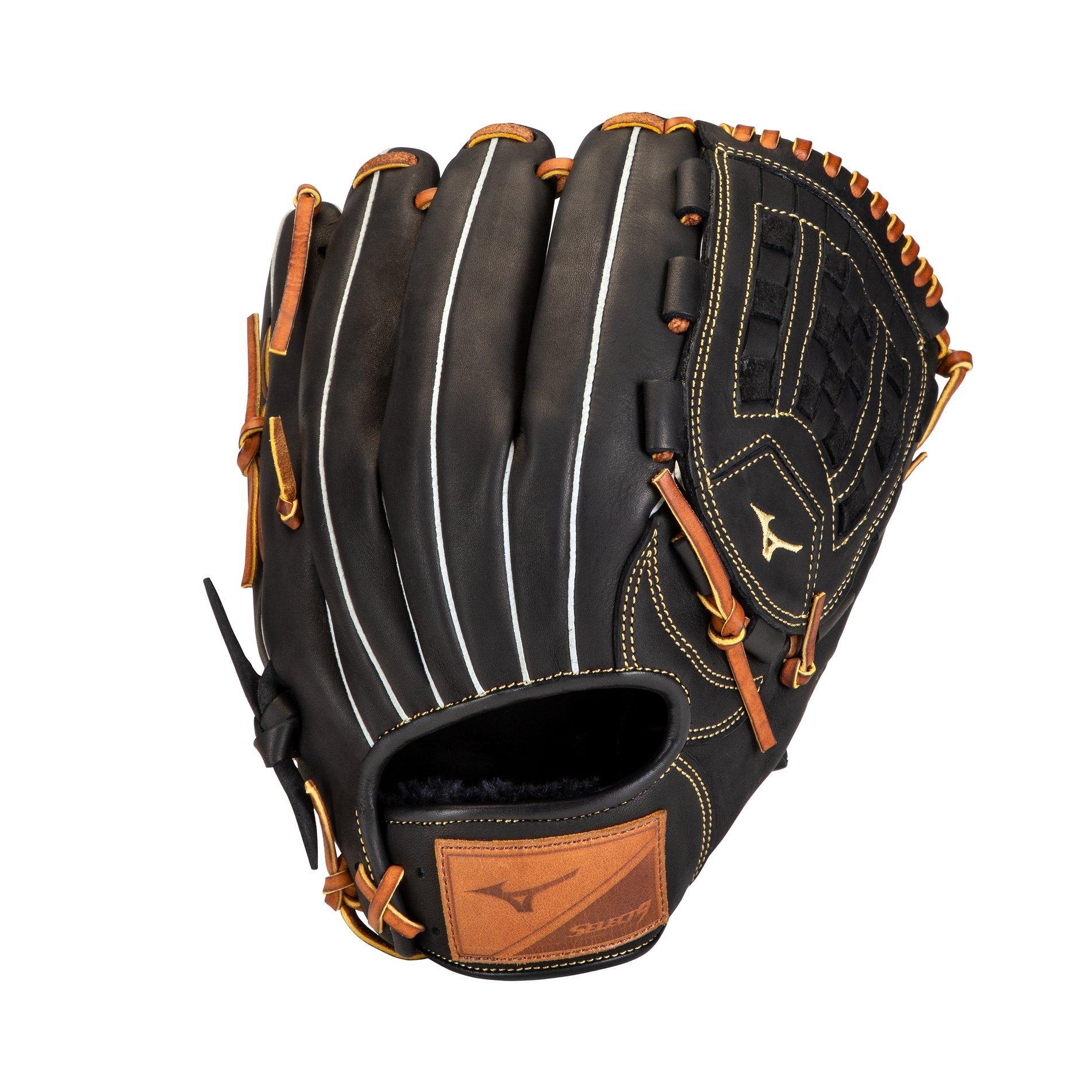 Select 9 Pitcher Baseball Glove 12", Arched Tartan Web, BioSoft Leather, Center Pocket Design 4