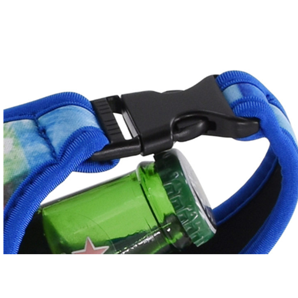 Neoprene Bottle Carrier Holder Pouch, custom koozie with logo imprint 5