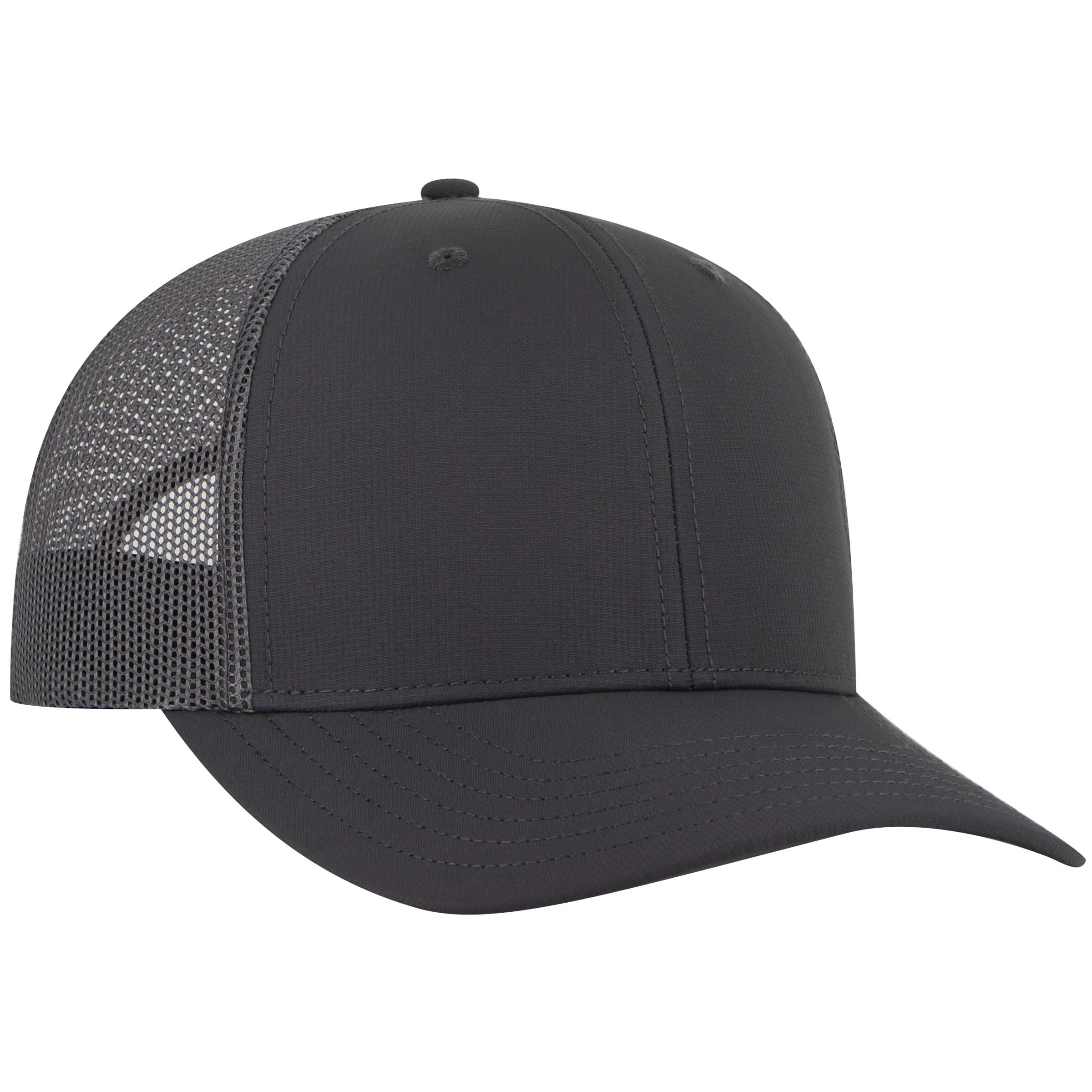 OTTO CAP® 6 Panel Mid Profile Mesh Back Trucker Hat 14