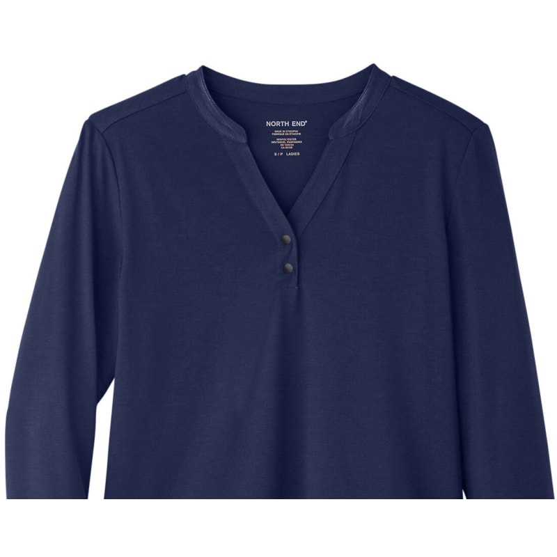 North End Ladies' Jaq Snap-Up Stretch Performance Pullover, custom hoodie or sweatshirt with logo imprint 9