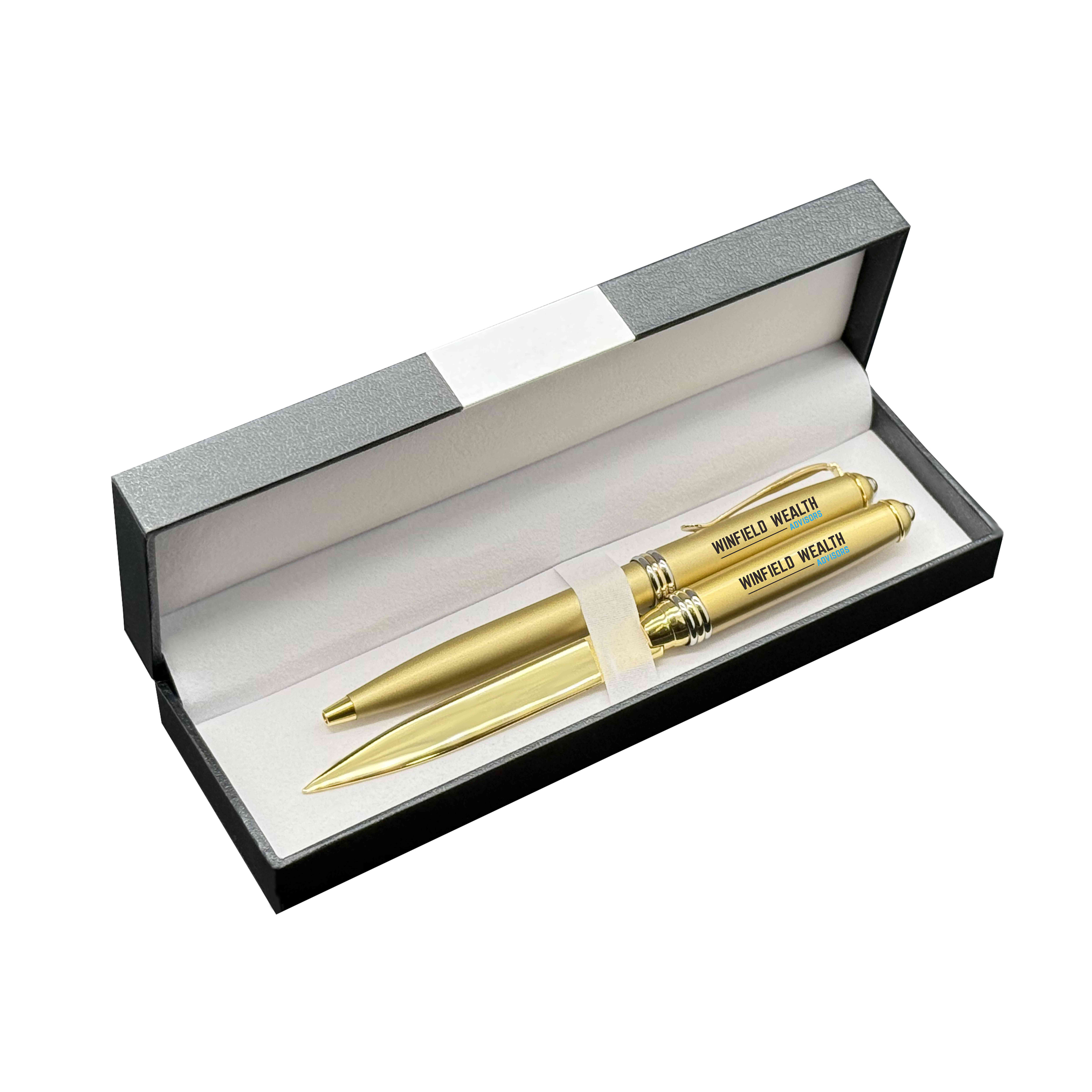 Deluxe Double Pen Set with Achilles Pens and Letter Opener 8