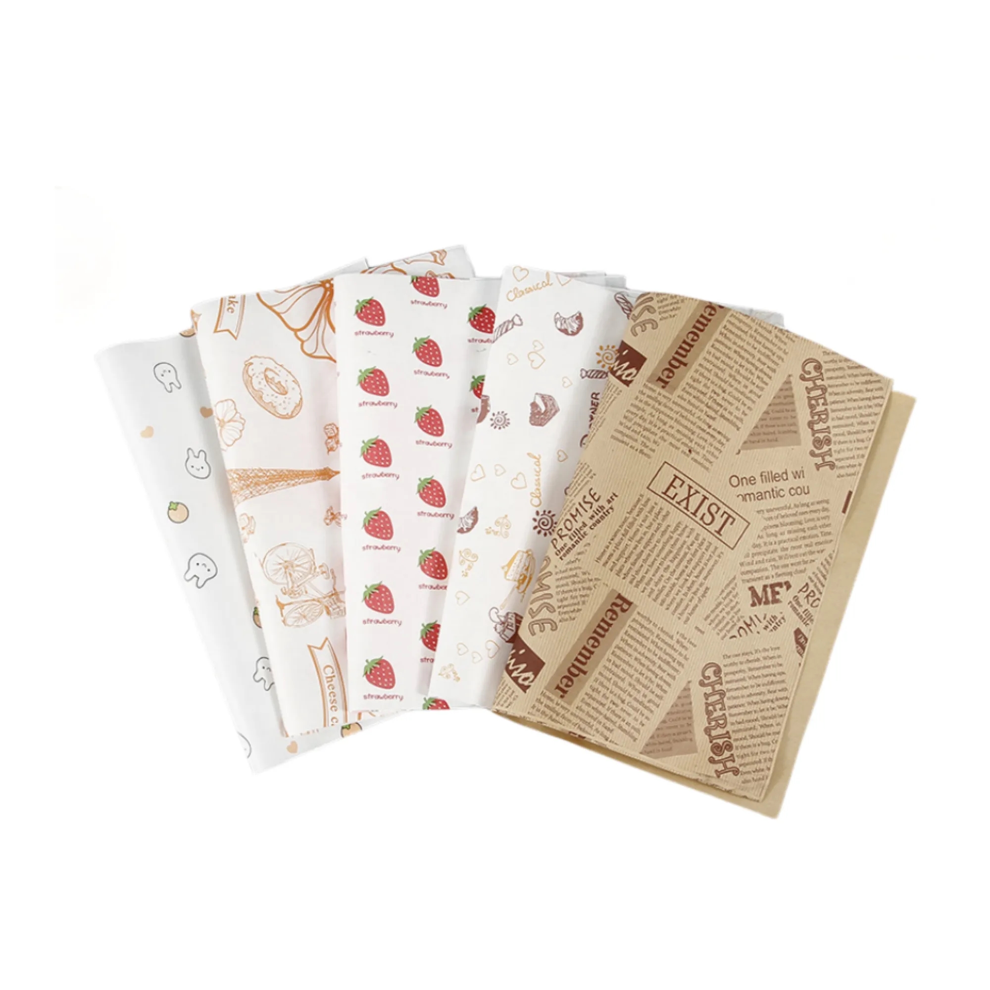 Custom Food Wrapping And Basket Liner Paper 4