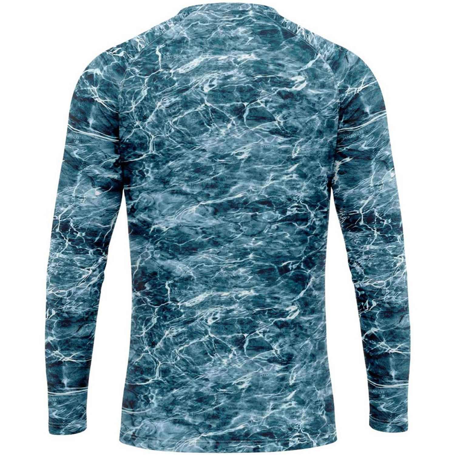 Mossy Oak® Men's 4.4 oz. Polyester Interlock Raglan Long Sleeve T-Shirt, UPF 50+ 4