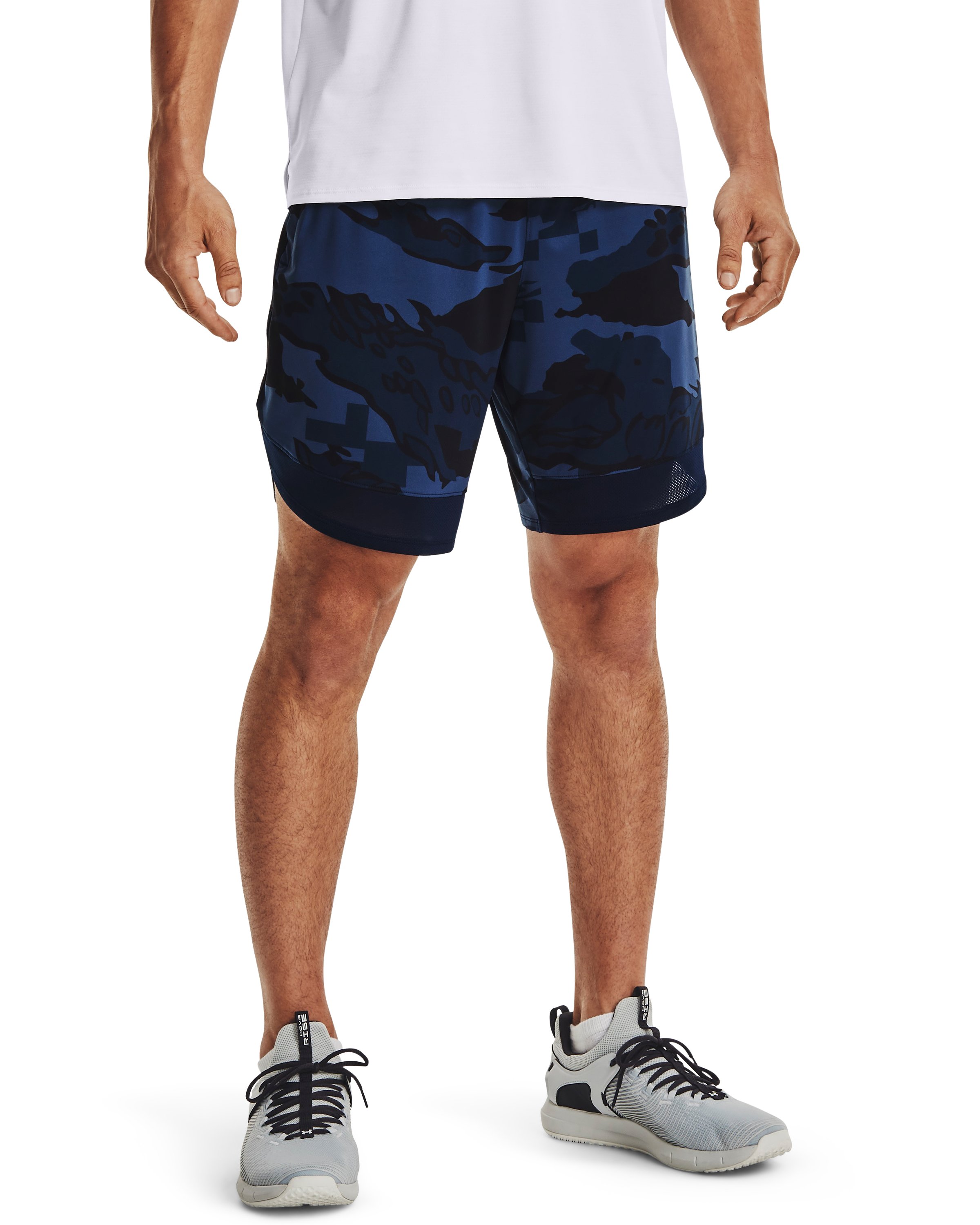 UA Train Stretch Camo Men's Shorts 3