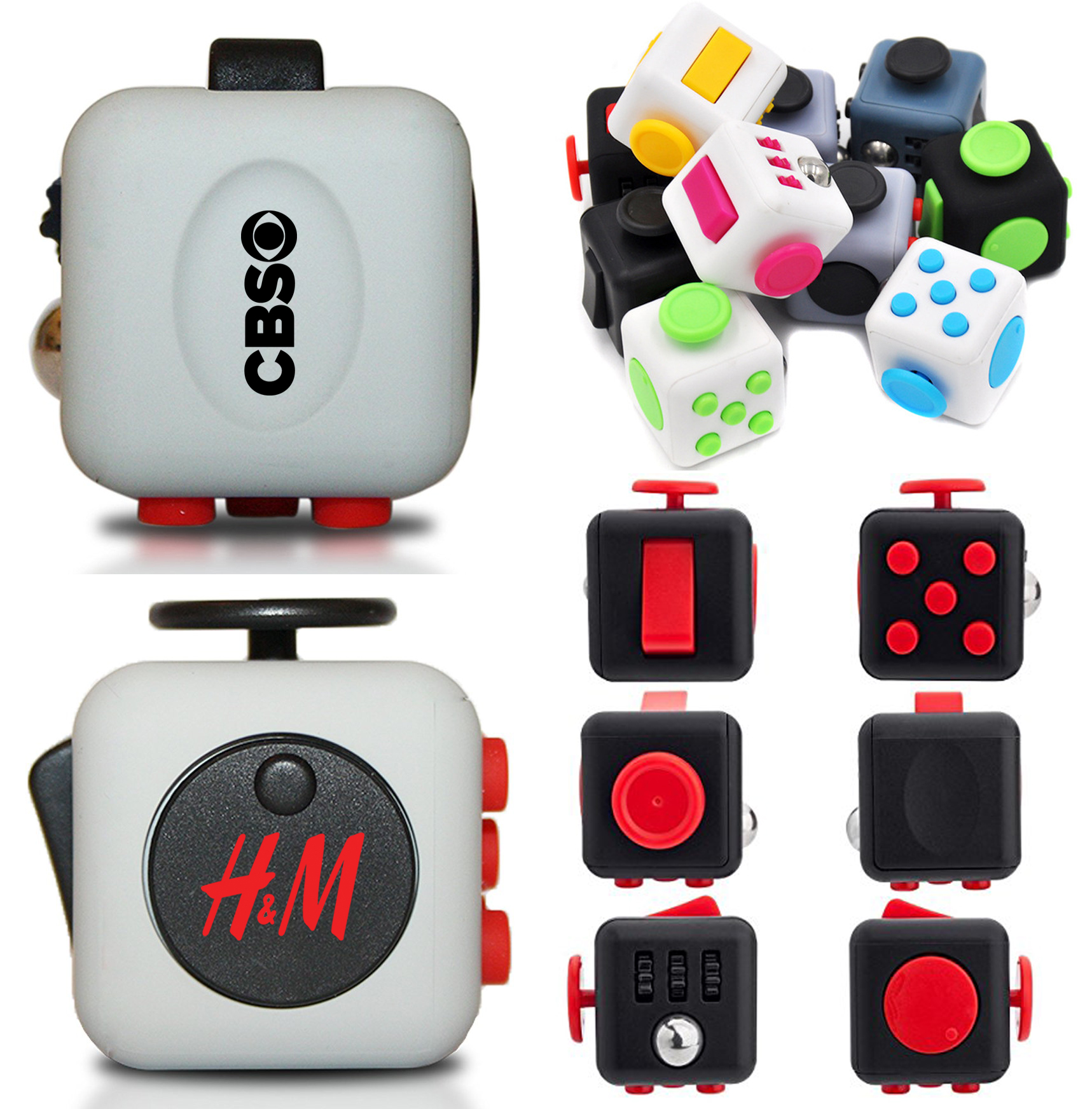 Classic Fidget Cube Stress Reliever Toy 16