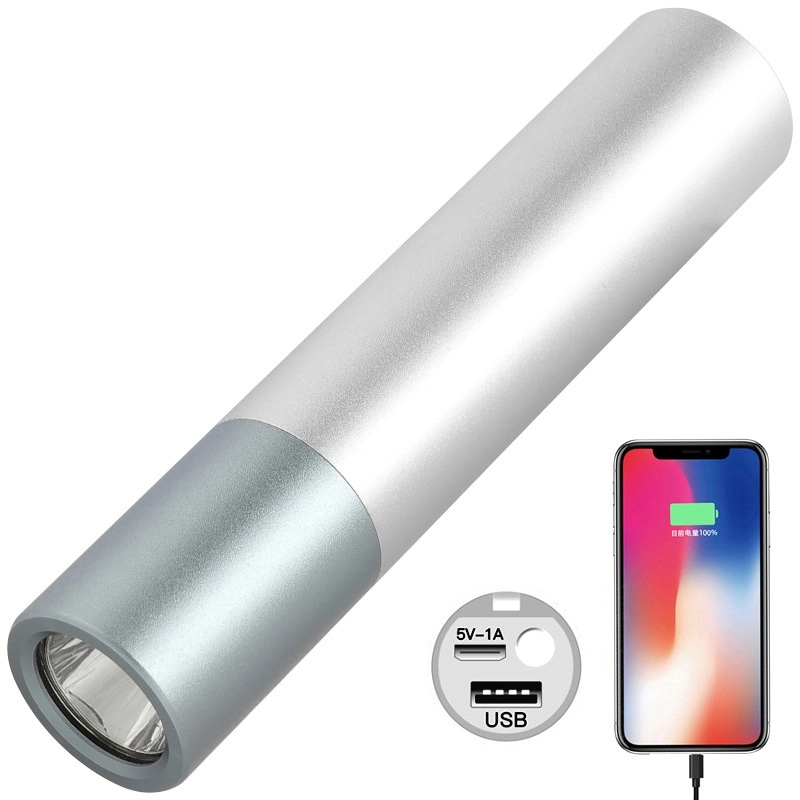 Custom Rechargeable Zoom Mini LED Flashlights 5