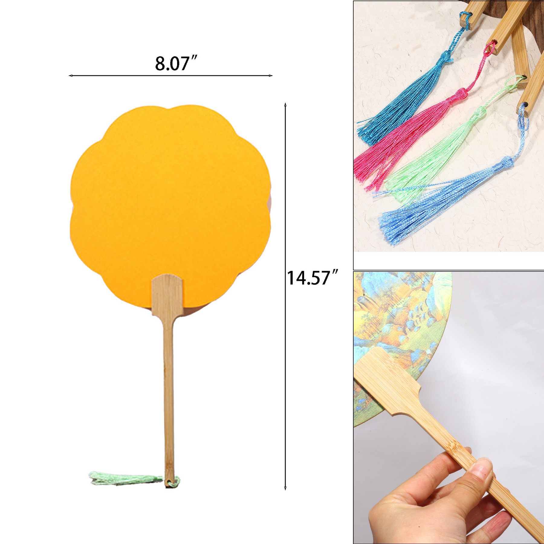 Thickened Rice Paper Fan 2