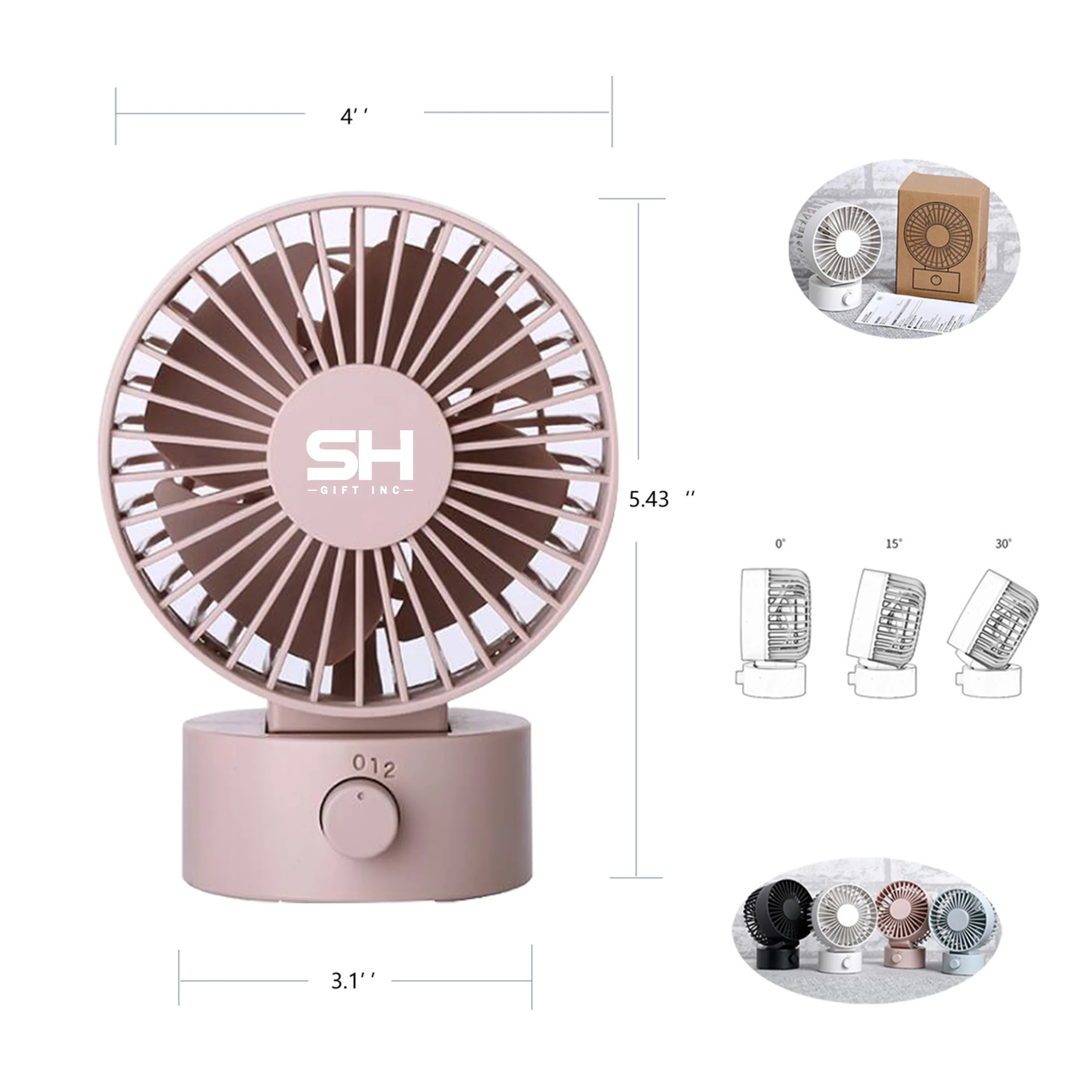 Portable USB Mute Fan 2