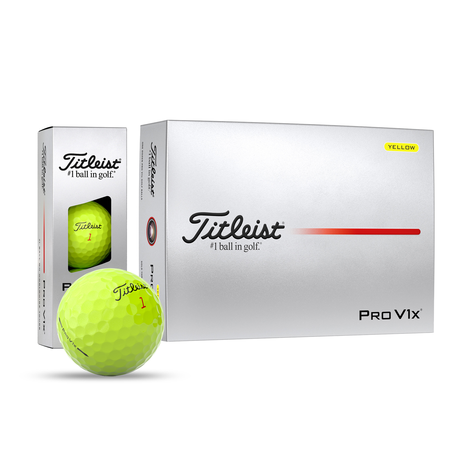 Titleist Pro V1x Yellow Golf Balls