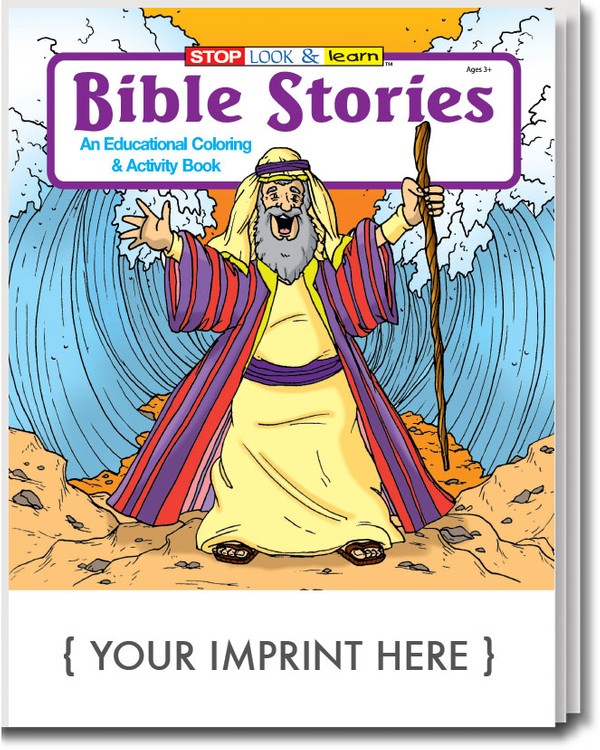 COLORING BOOK - Bible Stories Coloring & Activity Book 4