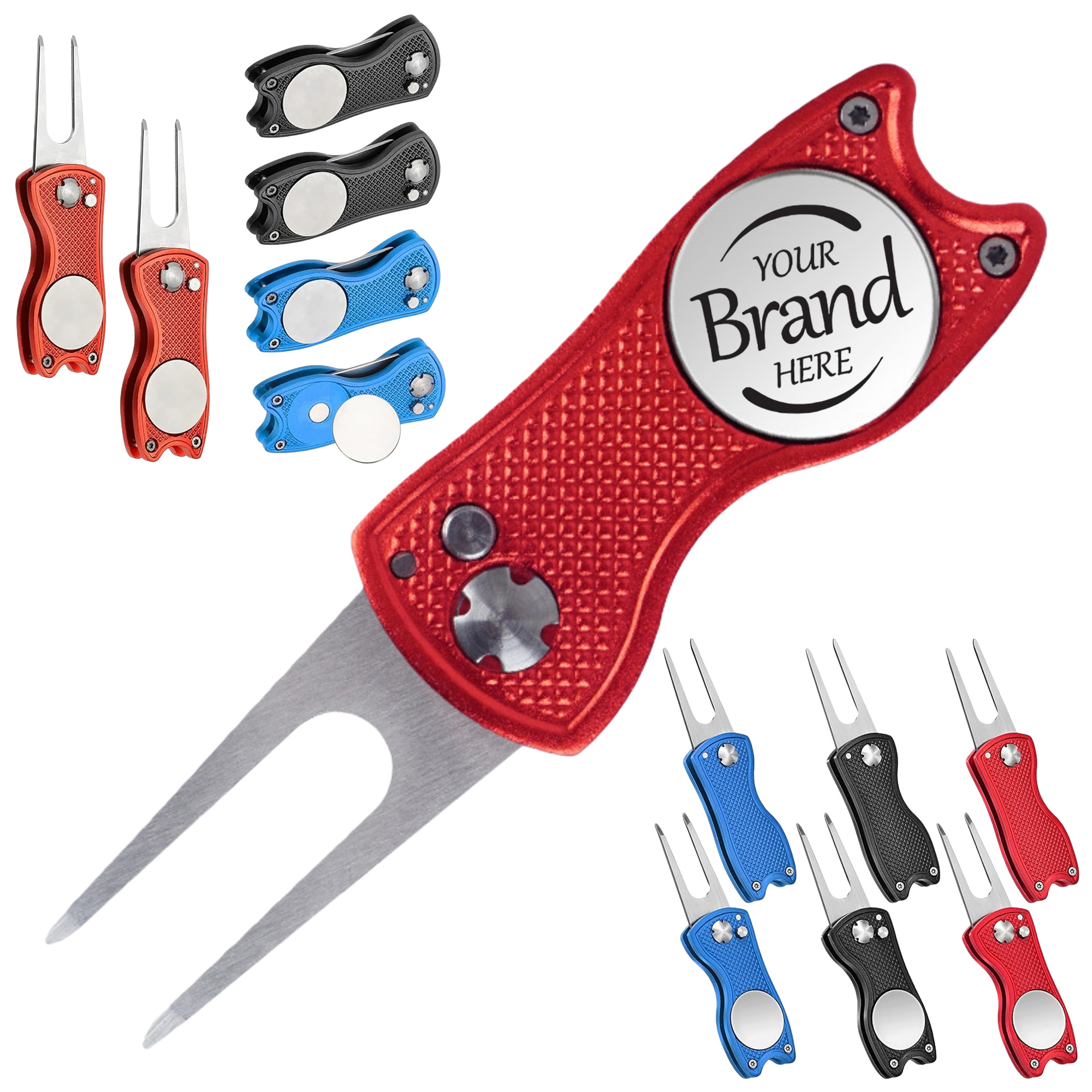 Foldable Magnetic Golf Divot Tool 4