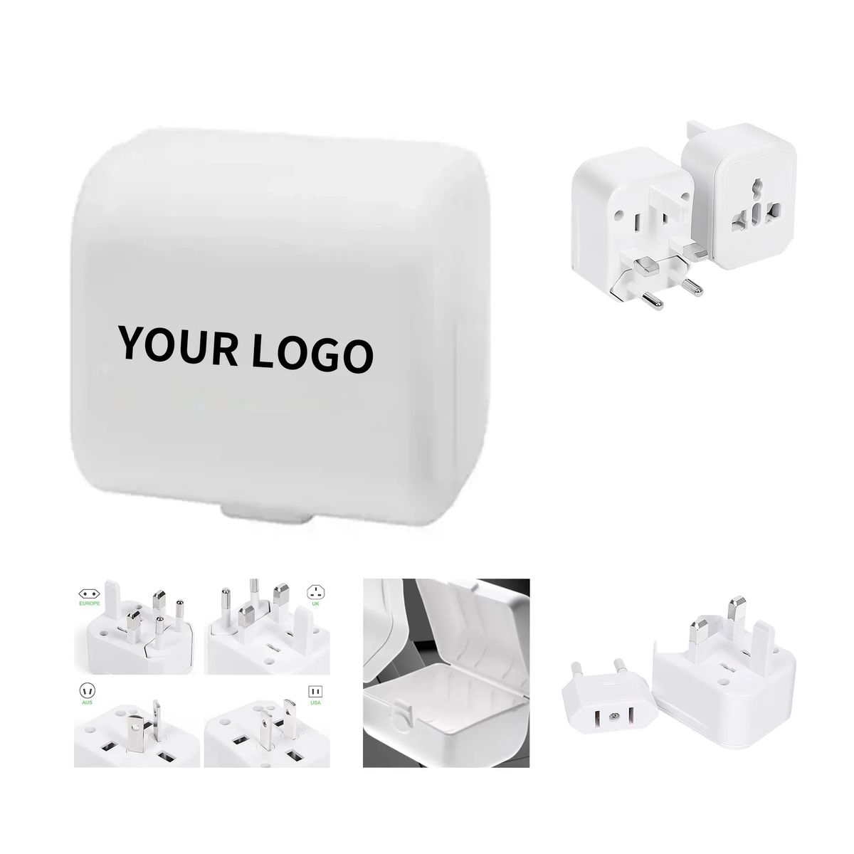 3 in 1 Travel Adapter for US UK EU AU Outlets 4