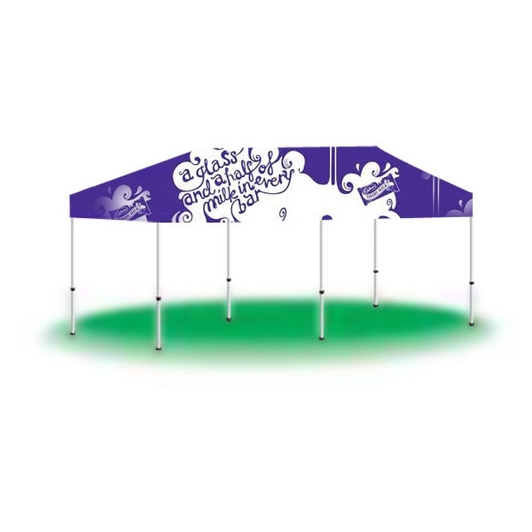 10' x 20' Tent Imprinted Logo Pop Up Tent-Full Digital 1