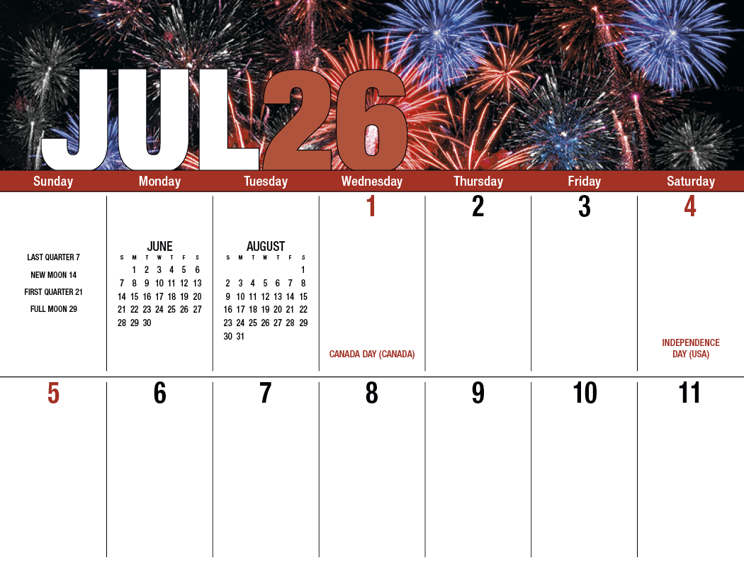 Good Value™ Seasonal Expressions Big Block - Stapled Calendar 40