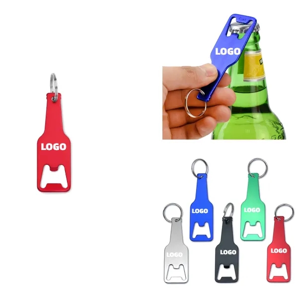 Multi-Function Aluminum Bottle Opener Keychain 1