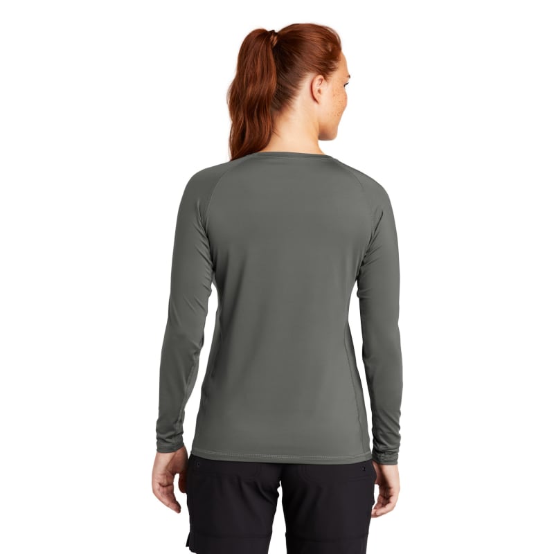Sport-Tek Women's Long Sleeve Rashguard Tee. 11