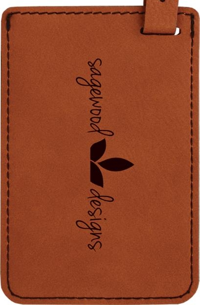 Rawhide Faux Leather Luggage Tag 2