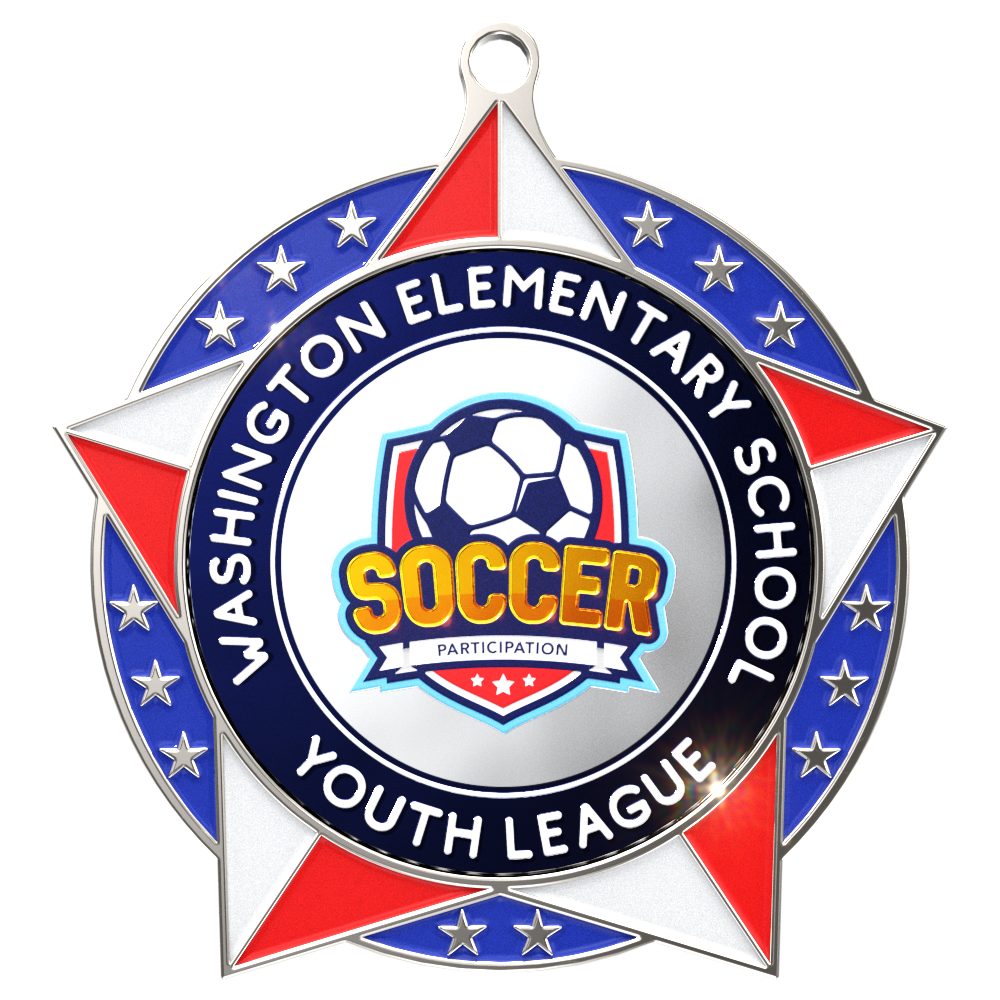 Express Patriotic Star Insert Medallion (2-3/4")