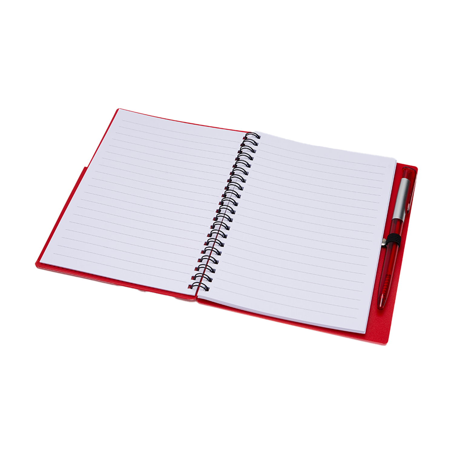 Wavy Design PP Cover RIng Notebook with Matching Pens 3