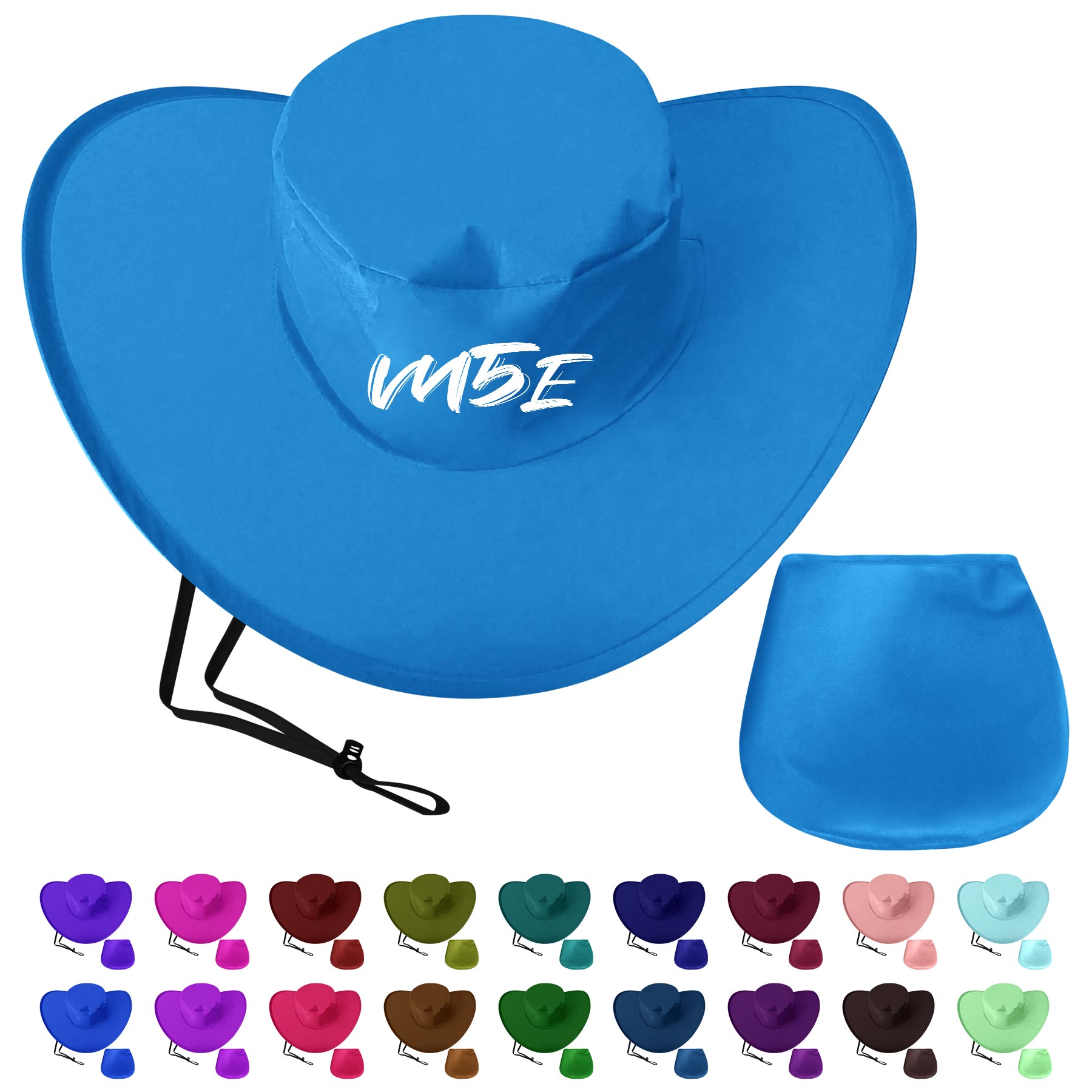 Foldable Cowboy Hat with Pouch 1