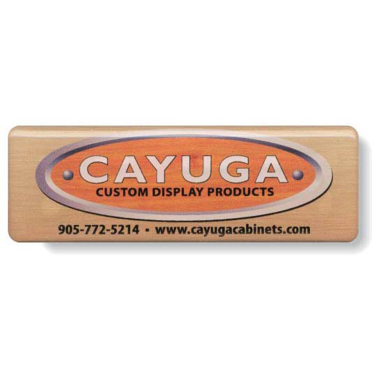 5 Sq. Inch Custom 4 Colour Process White Vinyl Domed Decal