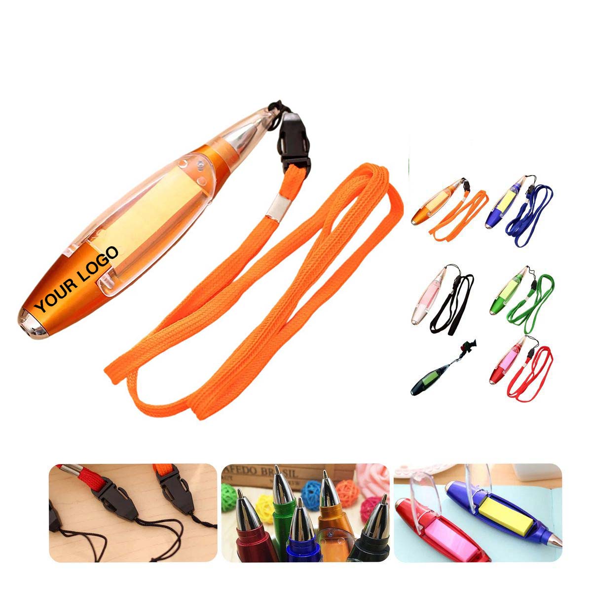 Multi Functional Ballpoint Pen with LED Light 2