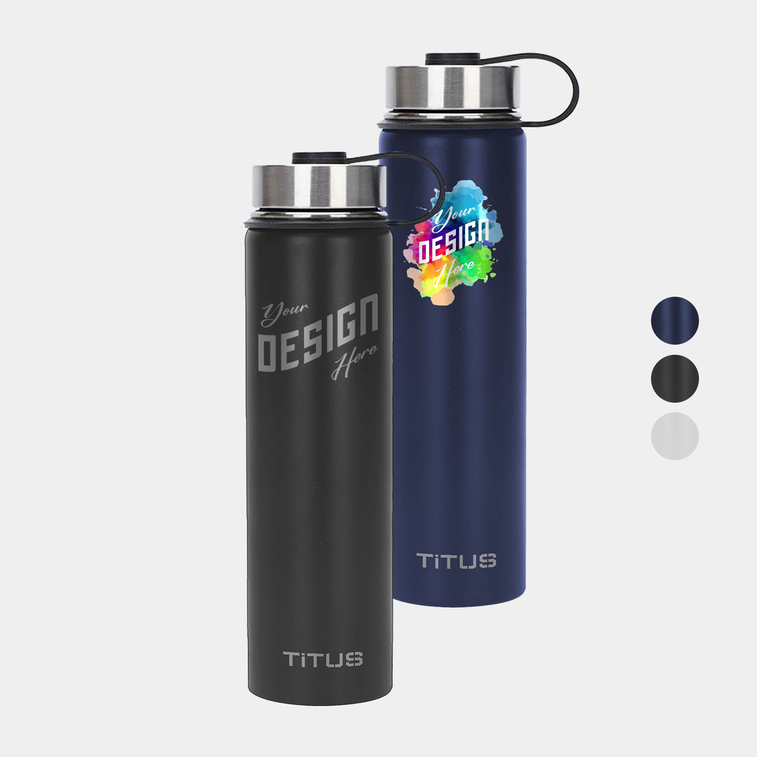 Premium 25 oz TiTUS® Stainless Steel Insulated Sports Water Bottle 2