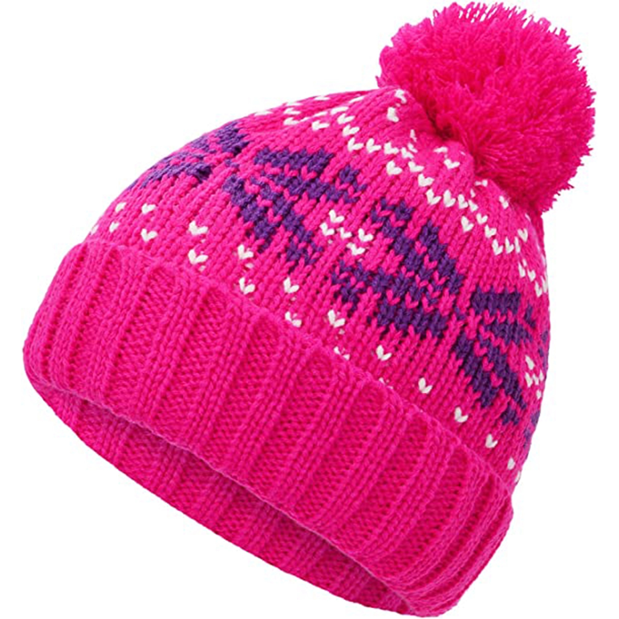 Pom Unisex Warm Cozy Knitted Cuffed Hat