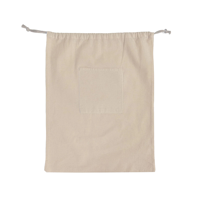 Palmcrest Pocket Laundry Bag, custom drawstring bag with logo imprint 7
