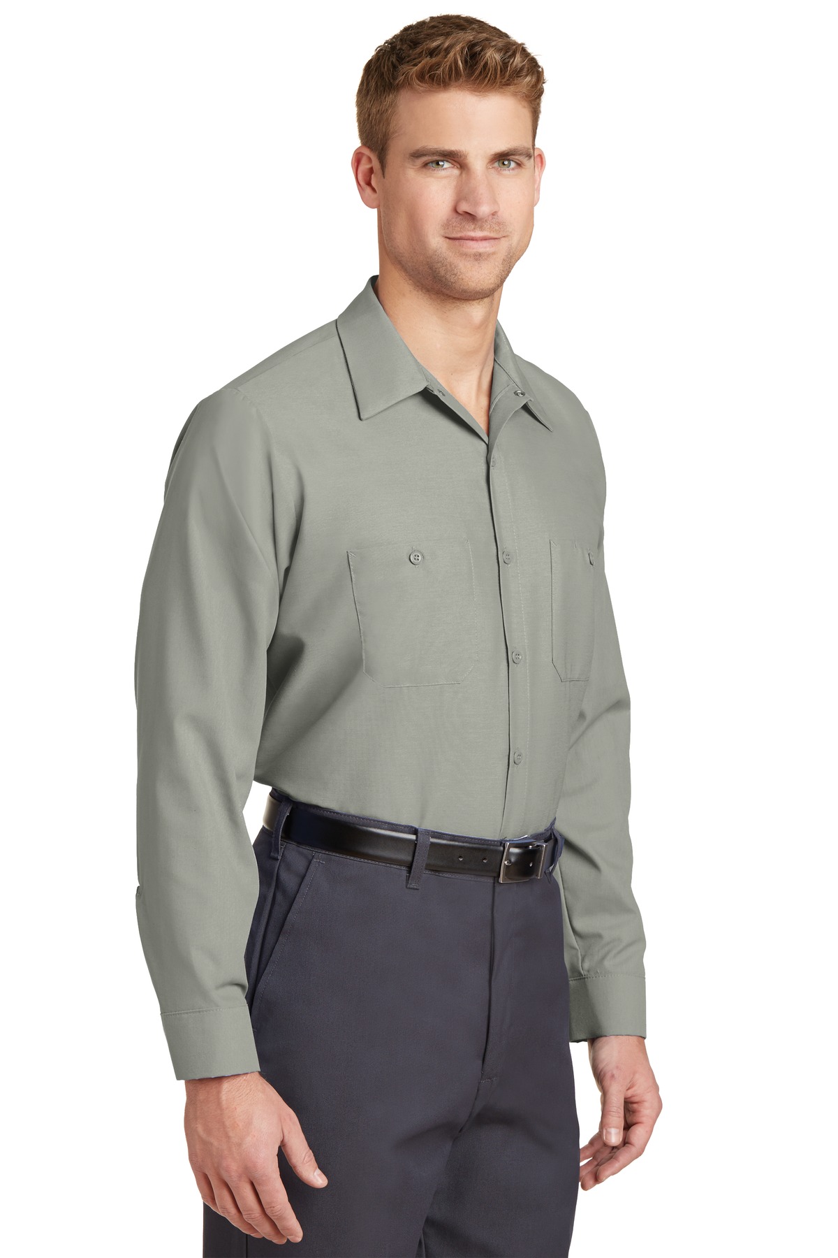 Red Kap Long Sleeve Industrial Work Shirt. SP14 39