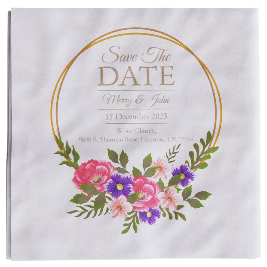 Custom Beverage Napkin 3