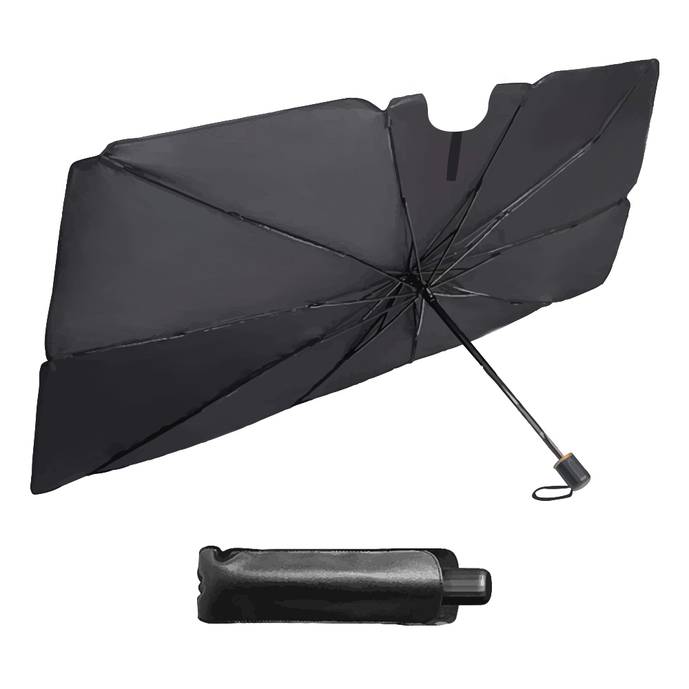 The Dashboard Defender UV Car Windshield Sunshade Folding Umbrella