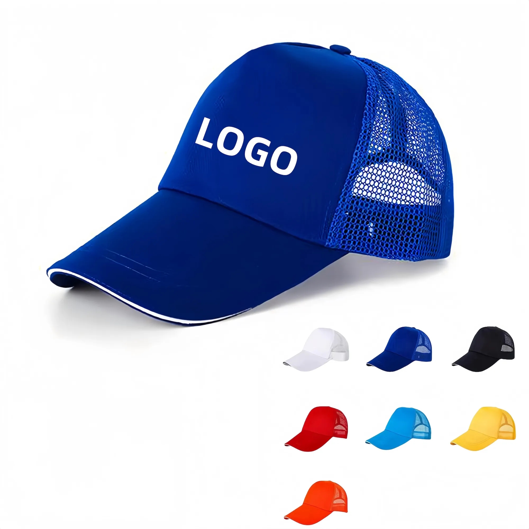 Stitching Mesh Back Baseball Cap Trucker Hat Free Shipping