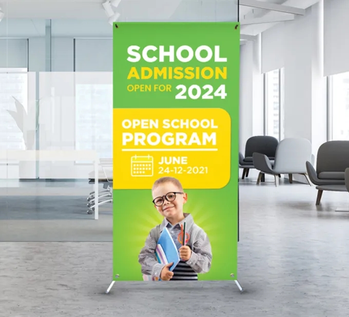 Adjustable X Banner Stands (2.5Ft x 5Ft) 1
