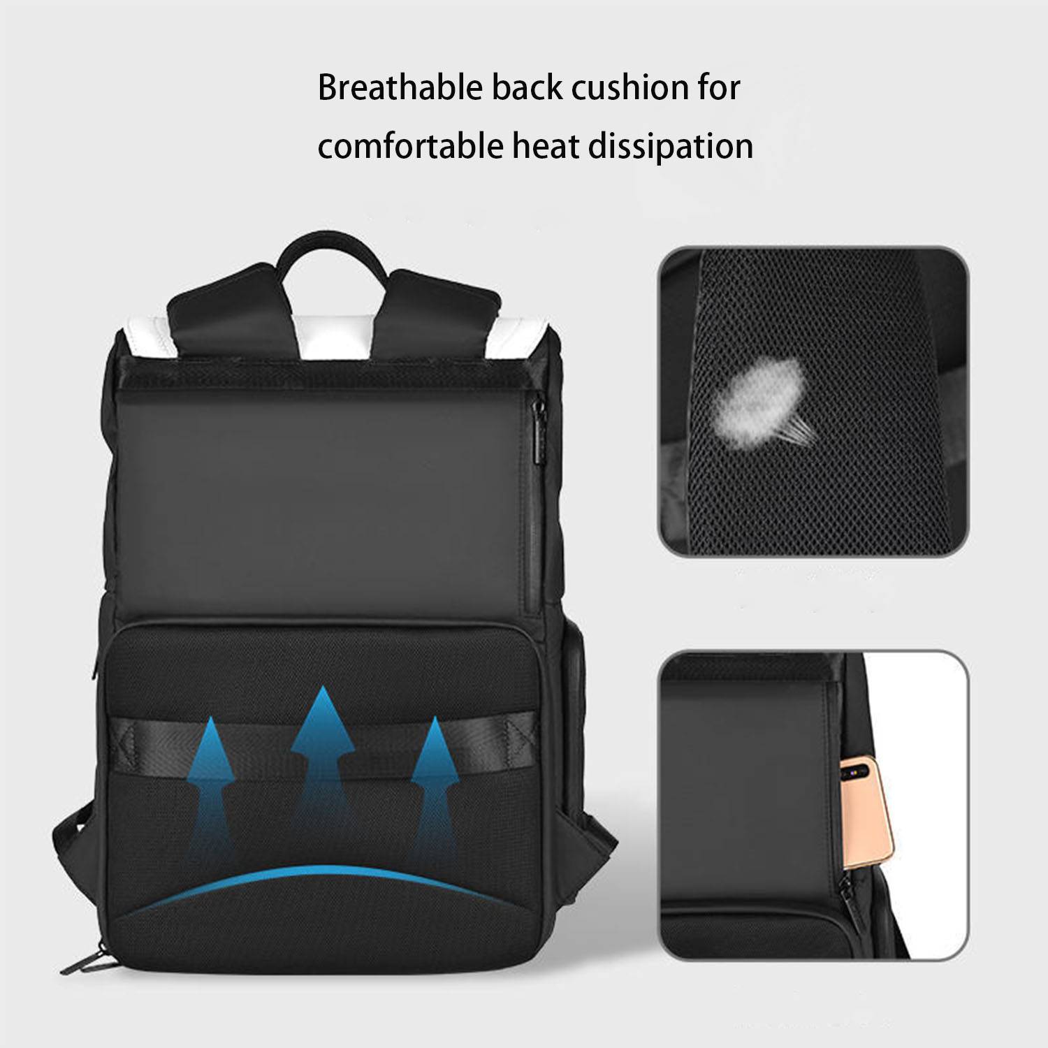 Large-Capacity Epithelium Backpack for Camera 6